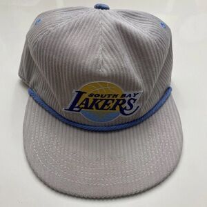 South Bay Lakers G League Corduroy Snapback Adjustable Cap Hat
